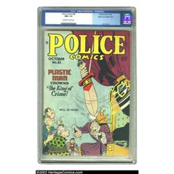 Police Comics #83 Mile High pedigree (Quality, 1948) CGC NM+ 9.6 Off-white to white pages. Seeing "9