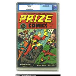 Prize Comics #5 Mile High pedigree (Prize, 1940) CGC NM+ 9.6 White pages. From the early days of the