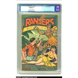 Rangers Comics #35 (Fiction House, 1947) CGC VF/NM 9.0 Cream to off-white pages. Joe Doolin's cover.