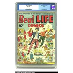 Real Life Comics #1 Denver pedigree (Nedor Publications) CGC NM- 9.2 White pages. If you're caught u