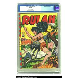 Rulah Jungle Goddess #23 (Fox Features Syndicate, 1949) CGC FN+ 6.5 Off-white to white pages. Any Fo
