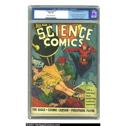 Science Comics #1 (Fox, 1940) CGC FN+ 6.5 Cream to off-white pages. Comic great Lou Fine renders a t