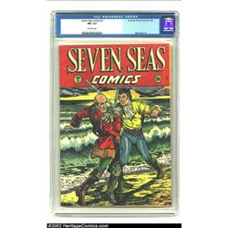 Seven Seas Comics #2 (Universal Phoenix Feature, 1946) CGC FN+ 6.5 Off-white pages. This swashbuckli