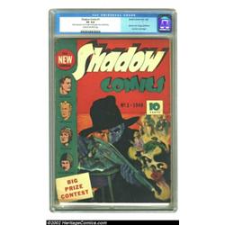 Shadow Comics #1 (Street and Smith, 1940) CGC VG 4.0 Cream to off-white pages. From the airwaves of.
