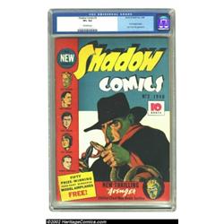Shadow Comics #2 (Street and Smith, 1940) CGC VF+ 8.5 Off-white pages. A beautiful painted cover of.