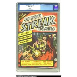 Silver Streak Comics #2 Mile High pedigree (Lev Gleason, 1940) CGC FN/VF 7.0 White pages. Featuring.