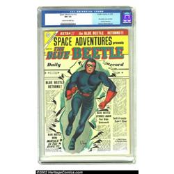 Space Adventures #13 (Charlton, 1954) CGC NM 9.4 Cream to off-white pages. The Blue Beetle last appe