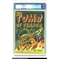 Tomb of Terror #10 File Copy (Harvey, 1953) CGC VF/NM 9.0 Cream to off-white pages. Lee Elias draws.