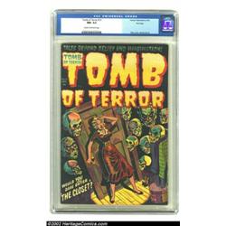 Tomb of Terror #11 File Copy (Harvey, 1953) CGC NM- 9.2 Cream to off-white pages. Colorful, eye-catc