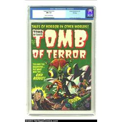 Tomb of Terror #14 Harvey File Copy (Harvey, 1954) CGC NM- 9.2 Cream to off-white pages. Be afraid,.