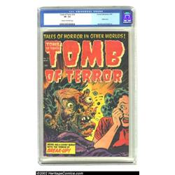 Tomb of Terror #15 (Harvey, 1954) CGC VF- 7.5 Cream to off-white pages. Gasp! What an awesome cover.