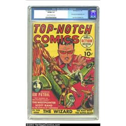 Top-Notch Comics #2 (MLJ, 1940) CGC VF/NM 9.0 Cream to off-white pages. One of the earliest offering