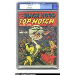 Top-Notch Comics #19 Mile High pedigree (MLJ, 1941) CGC NM+ 9.6 Off-white to white pages. Mile High.