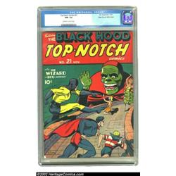 Top-Notch Comics #21 Mile High pedigree (MLJ, 1941) CGC NM- 9.2 Off-white to white pages. A stunning
