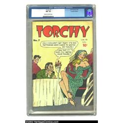 Torchy #7 (Bell Features, 1950) CGC FN+ 6.5 Cream to off-white pages. Not to be confused with the U.