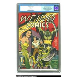 Weird Comics #1 Mile High pedigree (Fox, 1940) CGC VF/NM 9.0 White pages. Most of these early Fox bo