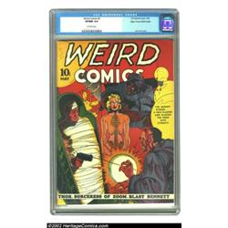 Weird Comics #2 Mile High pedigree (Fox, 1940) CGC VF/NM 9.0 Off-white pages. Edgar Church's incompa