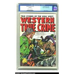 Western True Crime #4 Mile High pedigree (Fox, 1949) CGC VF 8.0 Off-white to white pages. This cover