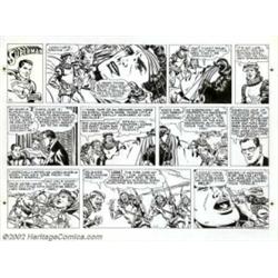 Wayne Boring - Original Comic Strip Art for Superman Sunday dated 7/17/49 (McClure Newspaper Syndica