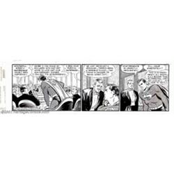 Wayne Boring - Original Comic Strip Art for Superman dated 1/11/52 (McClure Newspaper Syndicate, 195