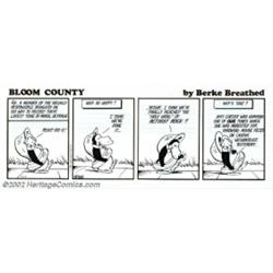 Berke Breathed - Original Comic Strip Art for Bloom County Daily dated 5/7/87 (Washington Post Co.,.