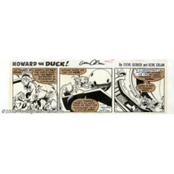 Gene Colan - Original Comic Strip Art for Howard the Duck daily, dated 9/28/77(Tribune Syndicate, 19