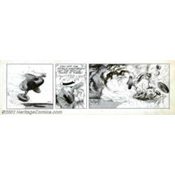 Frank Frazetta - Original Comic Strip Art for Johnny Comet daily, Dated 2/7/52 (McNaught Syndicate,.