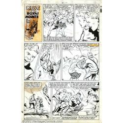 Jim Gary - Original Comic Strip Art for King of the Royal Mounted Sunday, dated 5/9/48 (King Feature