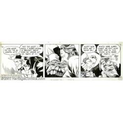 Warren Tufts - Original Comic Strip Art for Casey Ruggles Daily dated 1/29/53 (Universal Feature Syn