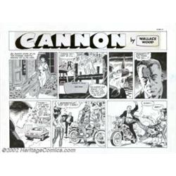 Wally Wood - Original Comic Strip Art for Cannon Sunday, pages C50A and C50B (Wood and Richter, 1972