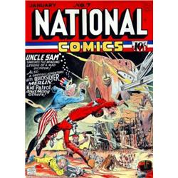 Murphy Anderson - Original Cover Recreation for National Comics #7 (1996). As an homage to his hero.