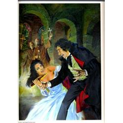 Rafael Auraleon - Original Cover Art for Vampirella #22 (Warren Pub., 1973). It's Vampire vs. Vampir