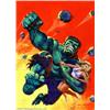 Image 1 : Ken Barr - Original Preliminary Cover Art for Rampaging Hulk #8 (Marvel, 1978). Powerful enough to c