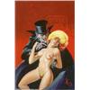 Image 1 : Ken Barr - Original Paperback Book Cover Painting (undated). From an unidentified paperback book com