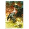 Image 1 : Dave Dorman - Original Art for Aliens: Tribes (Dark Horse, 1992). Based on the popular series of mov