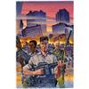 Image 1 : Gary Erskine and Joel F. Naprstek - Original Back Cover Art for Terminator 2: Judgement Day Cybernet