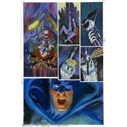 John Estes - Original Art for Batman Deadman: Death and Glory, page 7 (DC, 1996). This page sparkles