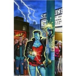 Rich Fastner and Steve Larson - Original Cover Art for 666 #5 (Fleetway, 1990). The Team Supreme of.