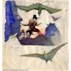 Image 1 : Frank Frazetta - Original Preliminary Painting for The Return of Jongor (Popular Library, 1970). As.