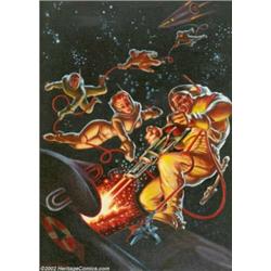 Kelly Freas - Original Cover Recreation for Planet Stories (ca. 1996). Kelly Freas only did a handfu
