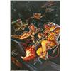 Image 1 : Kelly Freas - Original Cover Recreation for Planet Stories (ca. 1996). Kelly Freas only did a handfu