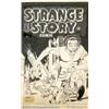 Image 1 : Bob Fujitani - Original Cover Art for Strange Story Comic #1 (Harvey, 1946). This original cover by.