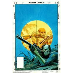 Russ Heath - Original Cover Art for The 'Nam #65 (Marvel, 1992). The rich, warm colors of this beaut