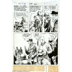 Russ Heath - Original Art for Our Army at War #241, Partial 12-page Story, "War Story" (DC, 1972). F