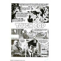 Russ Heath - Original Art for Thrilling Adventures Complete 8-page Story, "Tough Cop" (Atlas, 1970s)