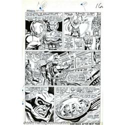 Don Heck and Frank Giacoia - Original Art for Avengers #27, page 13 (Marvel, 1966). This dramatic pa