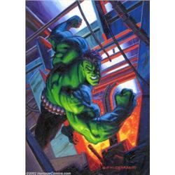 Greg and Tim Hildebrandt - Original Painting, "The Hulk" (1994). The power and rage of the ever-Incr