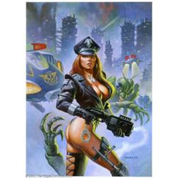 Alex Horley - Original Cover Painting for Heavy Metal Magazine (Heavy Metal, 2003). One of the faste