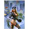 Image 1 : Alex Horley - Original Cover Painting for Heavy Metal Magazine (Heavy Metal, 2003). One of the faste