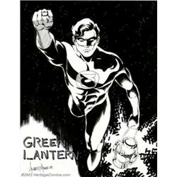 Adam Hughes - Original Illustration of Green Lantern (1989). Adam Hughes' naturalistic style, his ab